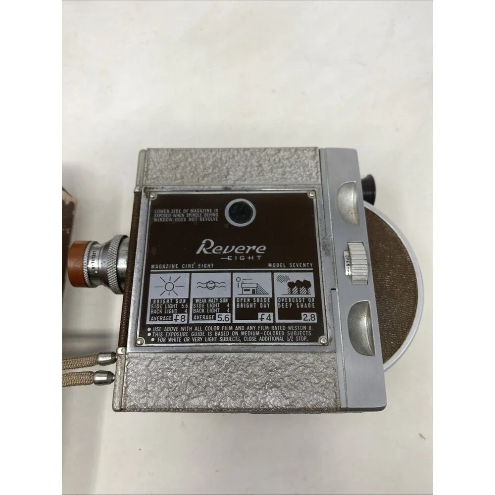 Revere Eight Model 70 Movie Camera Vintage With Box